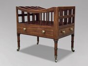 18th C George III Period Mahogany Canterbury