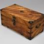 19th C Camphor Wood Fitted Interior Trunk