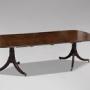 19th C Georgian Mahogany Pedestal Dining Table