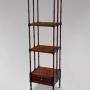 19th C Mahogany 4 Tier Whantnot Étagère