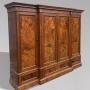 19th C Victorian Burr Walnut Breakfront Wardrobe