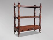 19th C Victorian Mahogany Dumb Waiter Buffet