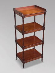 Early 19th C George IV Mahogany Whatnot
