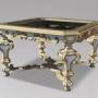 Italian Baroque Carved Painted Harrods Side Table