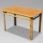 Mid-Century French Bamboo Dining Table