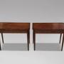 Pair of Georgian Mahogany Folding Console Tables