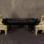 Louis XVI gilt bronze Chenets (firedogs)