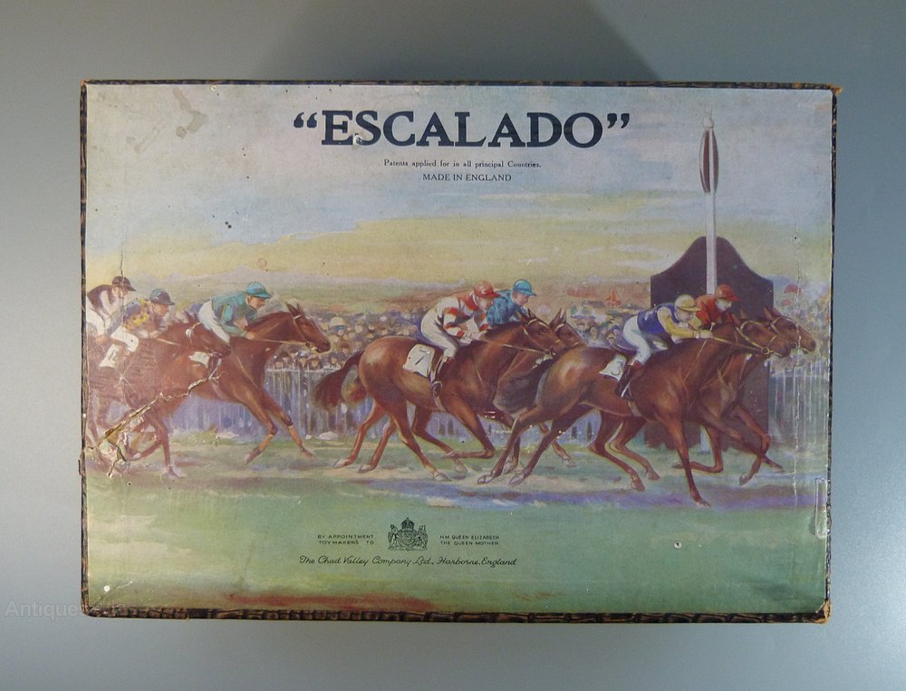 Antiques Atlas Escalado Horse Racing Game As New In Original Box