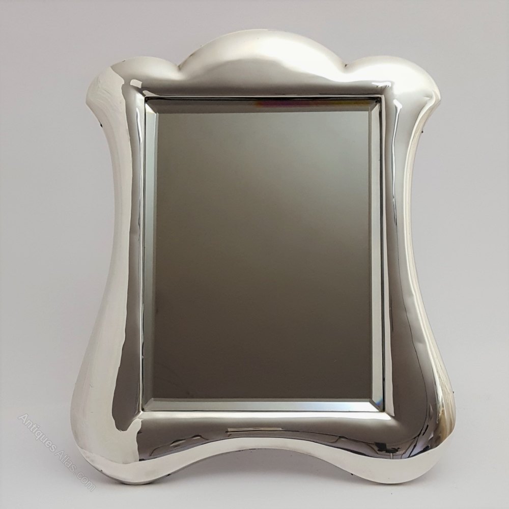 Antiques Atlas Large Silver Easel Dressing Table Mirror 1908