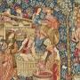 medieval tapestry  Flemish style