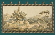 Mid-20th Century Aubusson Style Wall Tapestry By R