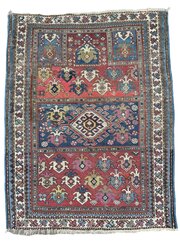 Antique Caucasian Kuba Prayer Rug