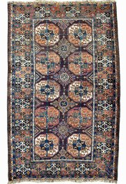 Antique Kurdish Cuchan Rug 