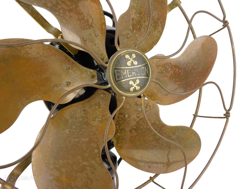 Antiques Atlas Circa 1918 Emerson Type 24666 12" Oscillating Desk