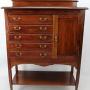 Antique Edwardian Mahogany Music Cabinet