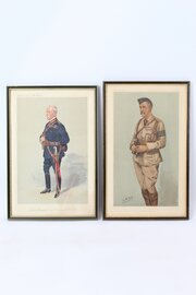 Antique Edwardian Vanity Fair Spy Military Prints