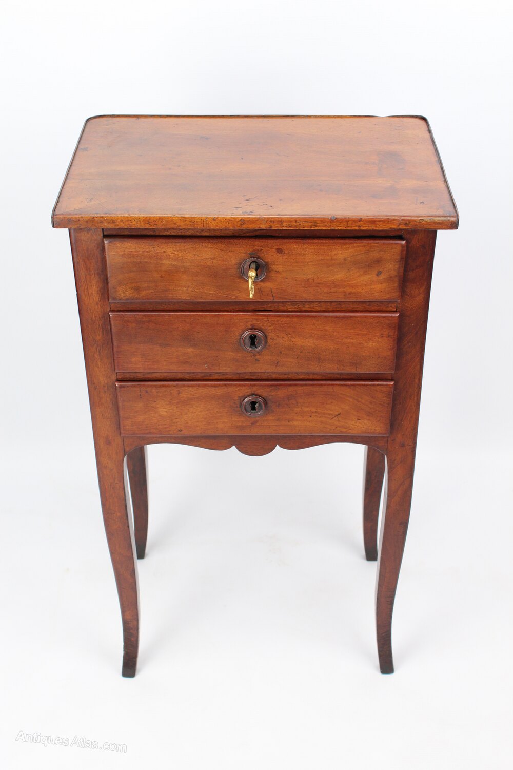 Rustic Chest Side Table Antique French Fruitwood Bedside Chest Side Table as526a2789 - Antiques ...