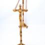 Antique Victorian Ash Towel Rail  clothes rail