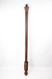 Antique Victorian Mahogany Curtain Pole (6FT)