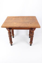 Antique Victorian Oak Desk / Writing Table