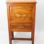 Art Deco Burr Walnut Side Cabinet / Sewing Box