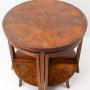 Art Deco Quartetto Nest of Walnut Coffee Tables