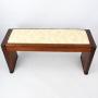 Art Deco Walnut Eavestaff Duet Piano Stool / Bench
