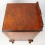 Burr Walnut Bedside Cabinet  bedside cupboard