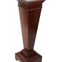 Edwardian Mahogany Column Pedestal / Plant Stand