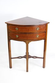 Edwardian Mahogany Corner Stand - Chest Drawers