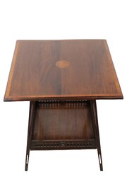 Edwardian Mahogany Inlaid Side Table Trevor Page 