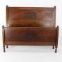 Edwardian Oak Double Bed Vono Bedframe Bedstead