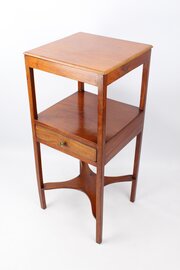 Georgian Mahogany Bedside Table / Night Stand
