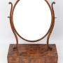 Georgian Mahogany Oval Dressing Table Mirror