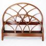 Heals Style Art Deco Mahogany Double Bed Vono