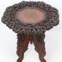 Large Antique Anglo-Indian Folding Teak Side Table