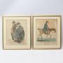 Pair Georgian Etchings Robert Dighton Prints C1812