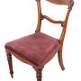 Pair Victorian Rosewood Dining Chairs  side chairs