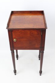 Regency Mahogany Bedside Cabinet / Pot Cupboard