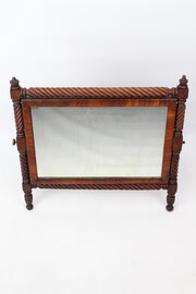 Regency Mahogany Dressing Table Toilet Mirror