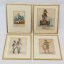 Set 4 Antique Georgian Etchings by Robert Dighton