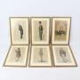 Set 6 Antique Victorian Vanity Fair Spy Ape Prints