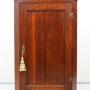 Slim Georgian Oak Corner Cupboard Bathroom Cabinet