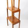 Small Art Deco Nest of Oak Tables  nesting tables