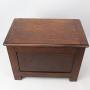 Small Edwardian Oak Chest  Coffer