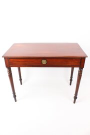 Small Victorian Mahogany Writing Desk Side Table