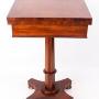 Small William IV Walnut Chess Top Table