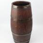 Tall Victorian Oak Barrel Umbrella Stick Stand