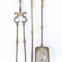 Trio Victorian Fire Tools Fireside Companion Set