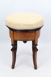 Victorian Arts & Crafts Rosewood Rise & Fall Piano